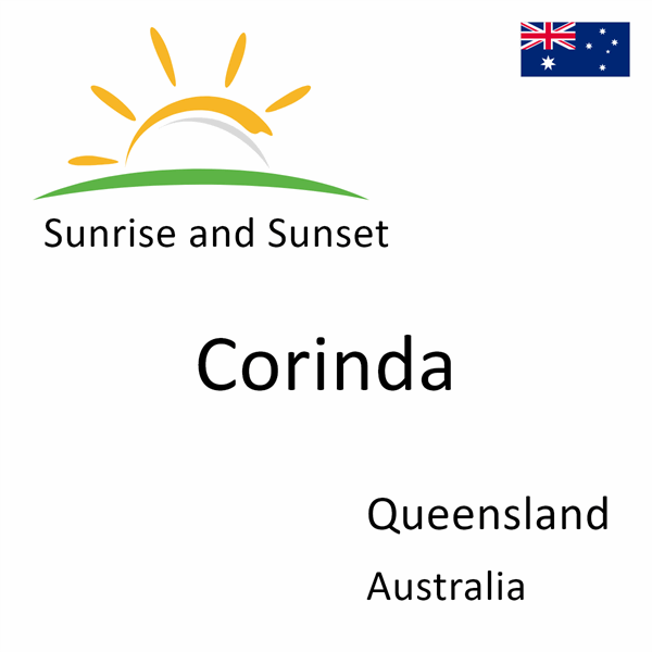 Sunrise and sunset times for Corinda, Queensland, Australia