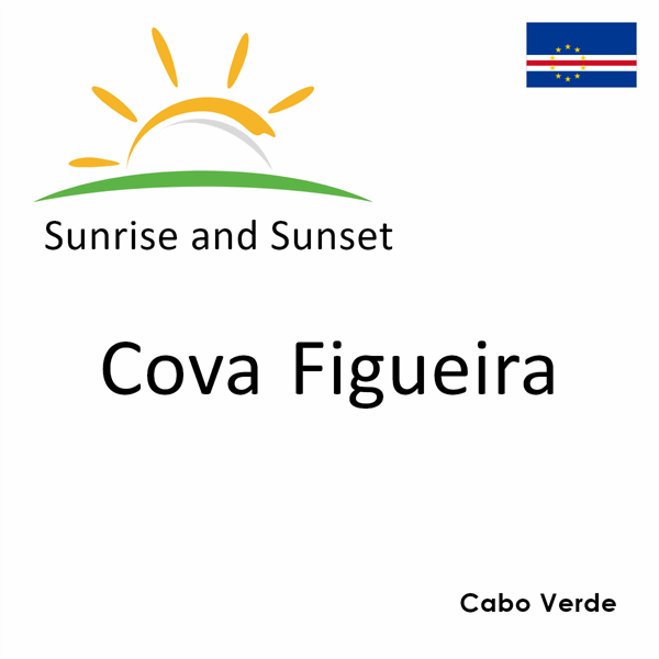 Sunrise and sunset times for Cova Figueira, Cabo Verde