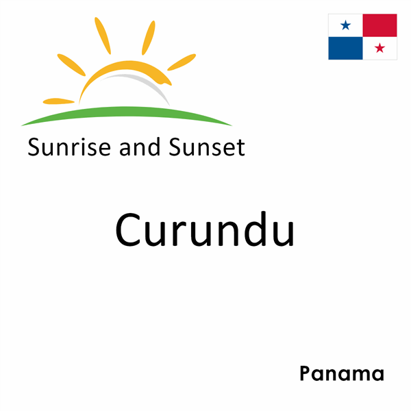 Sunrise and sunset times for Curundu, Panama