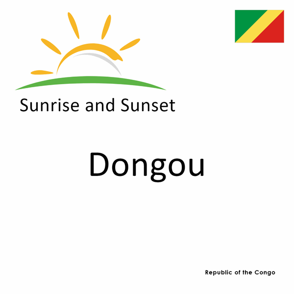 Sunrise and sunset times for Dongou, Republic of the Congo