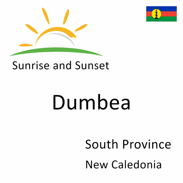 Sunrise and sunset times for Dumbea, South Province, New Caledonia