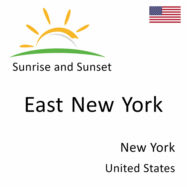 Sunrise and sunset times for East New York, New York, United States