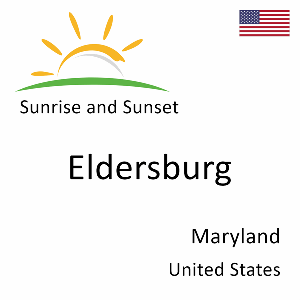 Sunrise and sunset times for Eldersburg, Maryland, United States