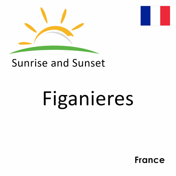 Sunrise and sunset times for Figanieres, France