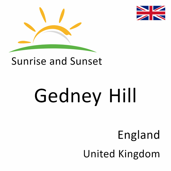 Sunrise and sunset times for Gedney Hill, England, United Kingdom