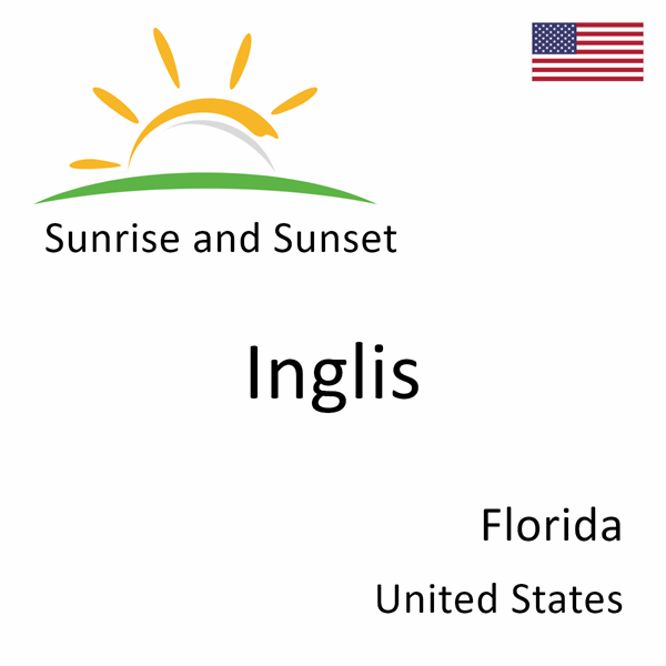 Sunrise and sunset times for Inglis, Florida, United States