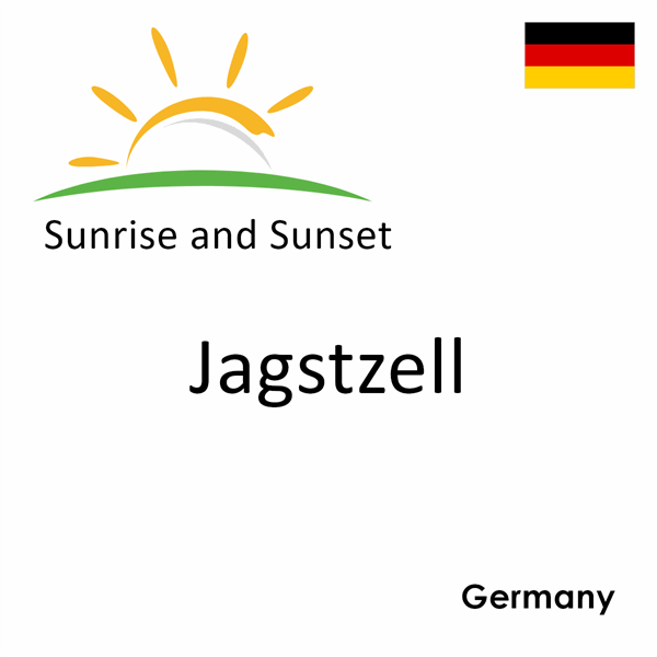 Sunrise and sunset times for Jagstzell, Germany