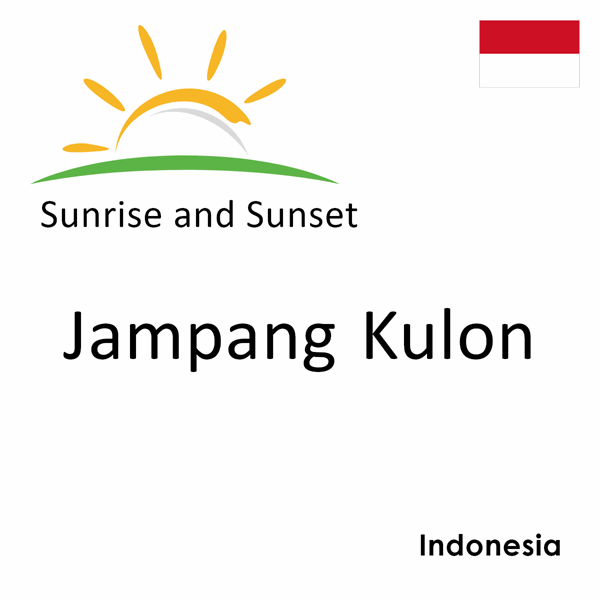 Sunrise and sunset times for Jampang Kulon, Indonesia