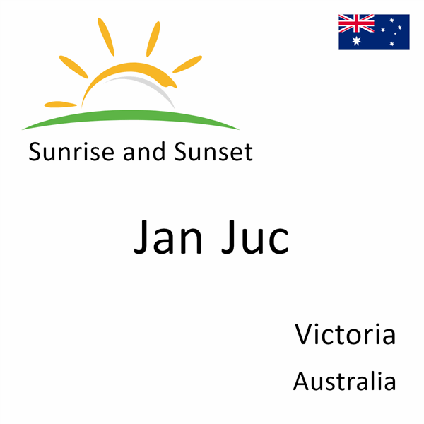 Sunrise and sunset times for Jan Juc, Victoria, Australia