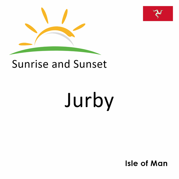 Sunrise and sunset times for Jurby, Isle of Man