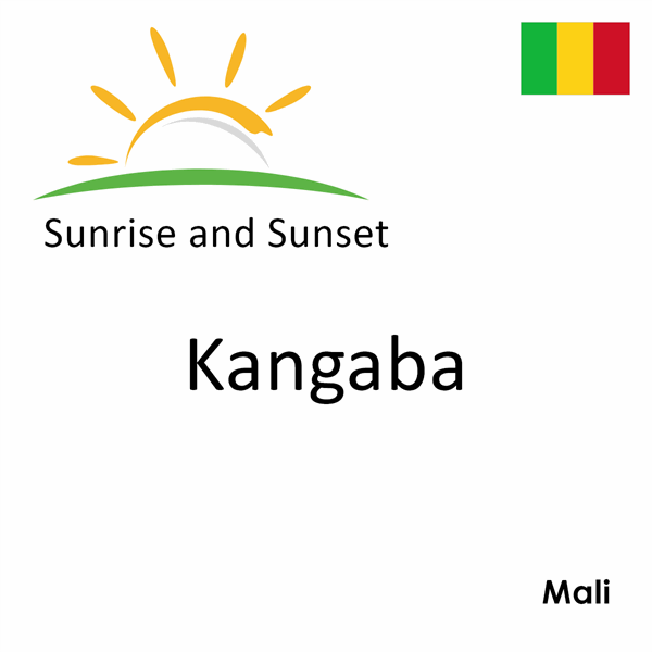 Sunrise and sunset times for Kangaba, Mali