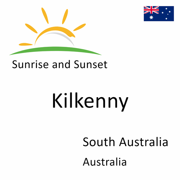 Sunrise and sunset times for Kilkenny, South Australia, Australia