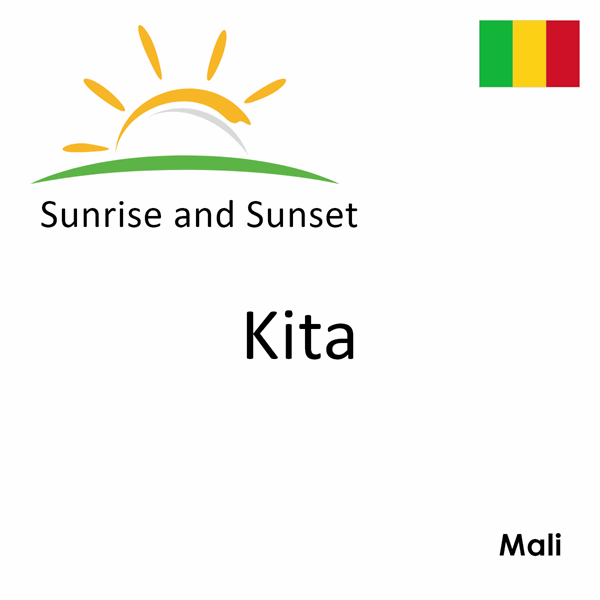 Sunrise and sunset times for Kita, Mali