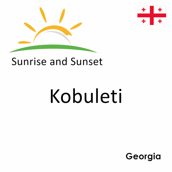 Sunrise and sunset times for Kobuleti, Georgia