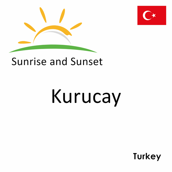 Sunrise and sunset times for Kurucay, Turkey