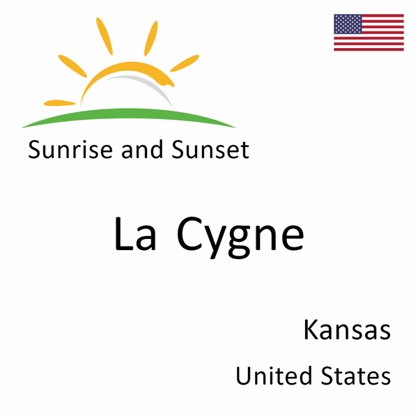 Sunrise and sunset times for La Cygne, Kansas, United States