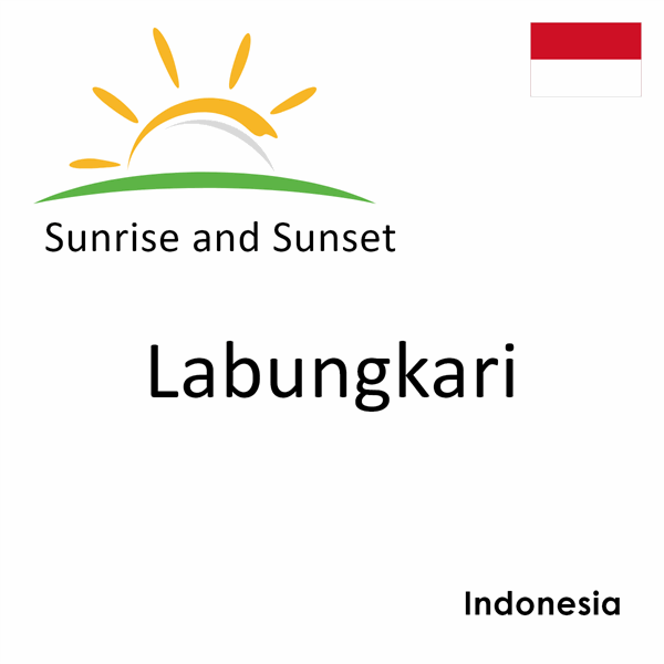 Sunrise and sunset times for Labungkari, Indonesia