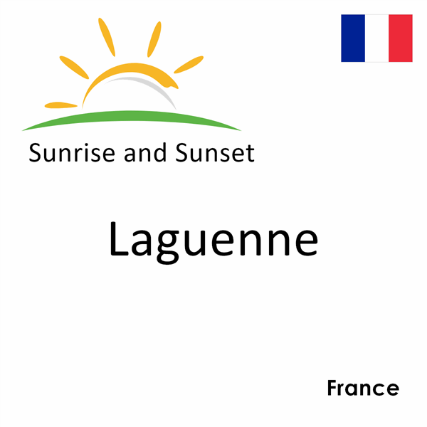 Sunrise and sunset times for Laguenne, France