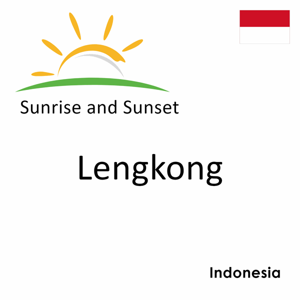 Sunrise and sunset times for Lengkong, Indonesia