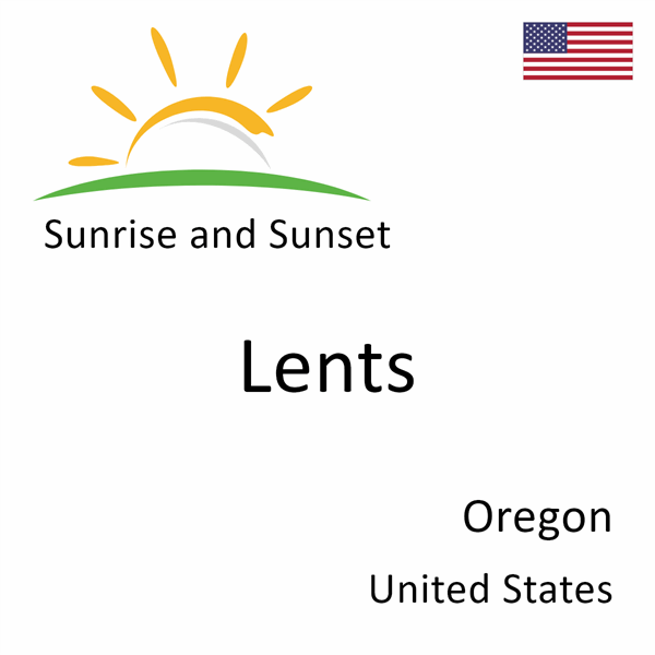 Sunrise and sunset times for Lents, Oregon, United States