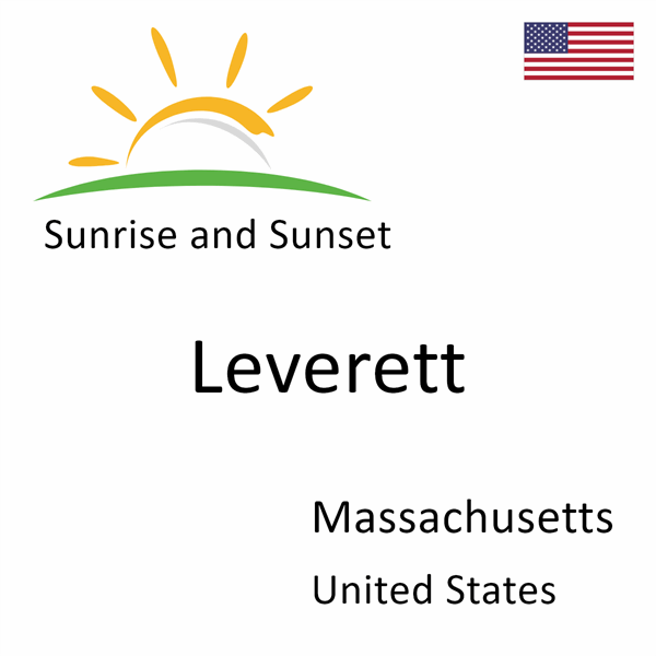 Sunrise and sunset times for Leverett, Massachusetts, United States