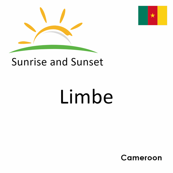 Sunrise and sunset times for Limbe, Cameroon