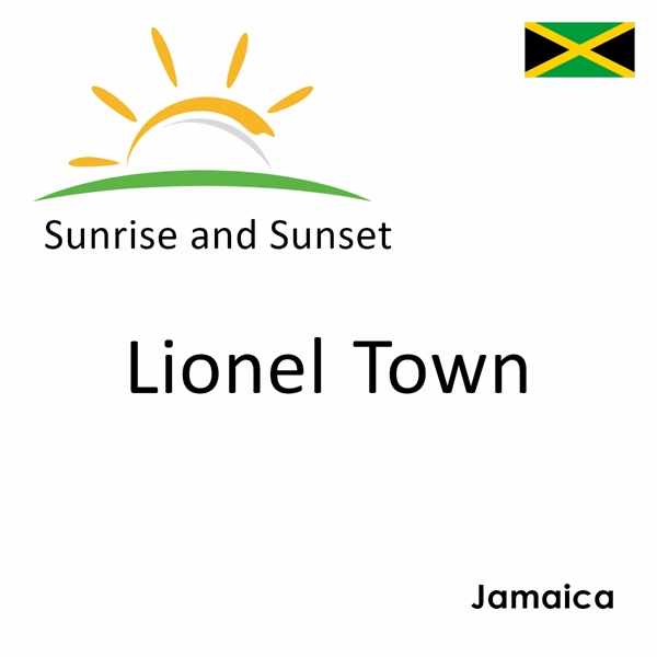 Sunrise and sunset times for Lionel Town, Jamaica