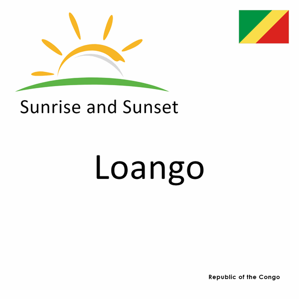 Sunrise and sunset times for Loango, Republic of the Congo
