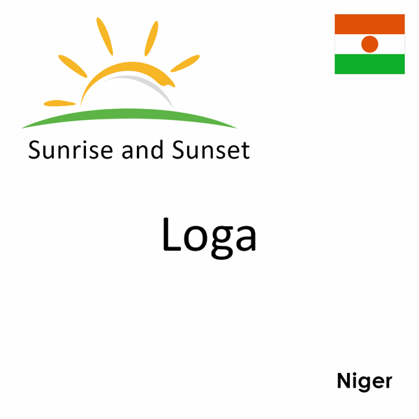 Sunrise and sunset times for Loga, Niger