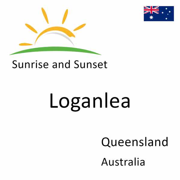 Sunrise and sunset times for Loganlea, Queensland, Australia