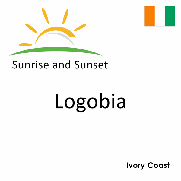 Sunrise and sunset times for Logobia, Ivory Coast