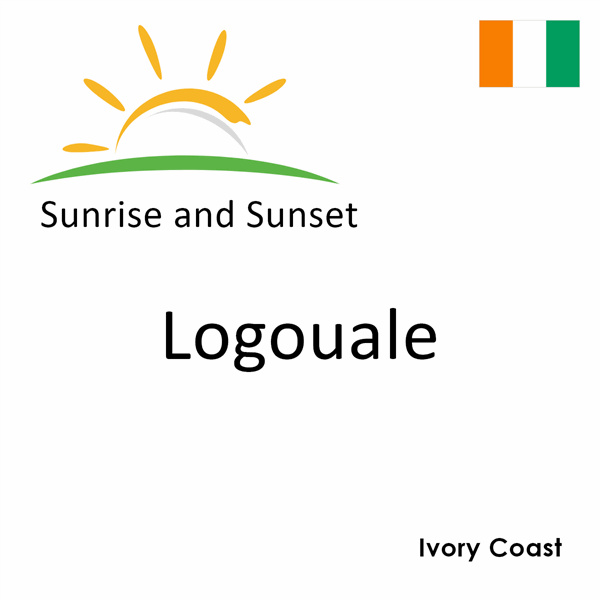 Sunrise and sunset times for Logouale, Ivory Coast