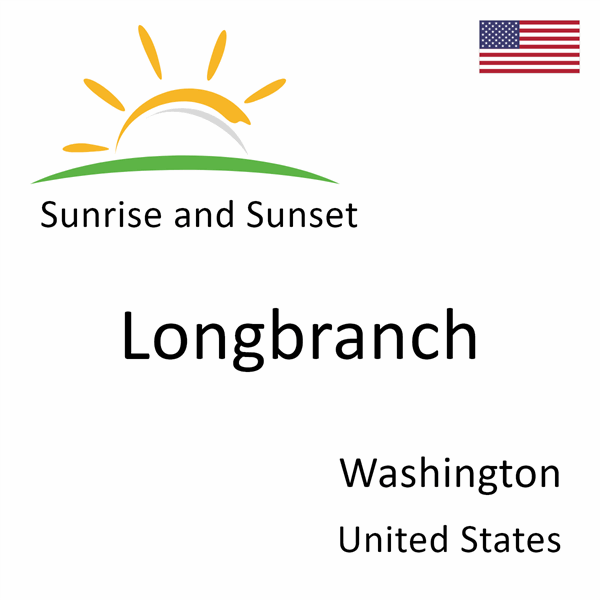 Sunrise and sunset times for Longbranch, Washington, United States