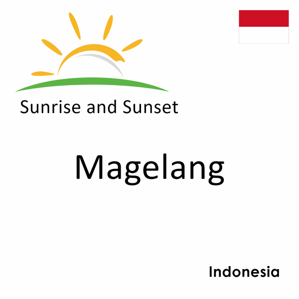 Sunrise and sunset times for Magelang, Indonesia