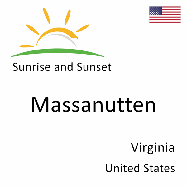 Sunrise and sunset times for Massanutten, Virginia, United States