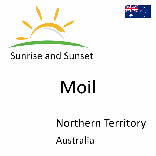 Sunrise and sunset times for Moil, Northern Territory, Australia