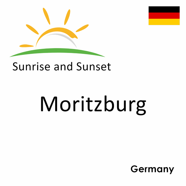 Sunrise and sunset times for Moritzburg, Germany