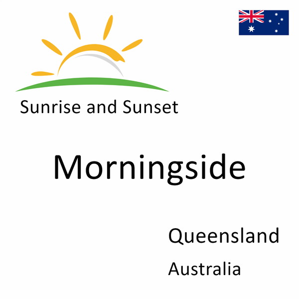 Sunrise and sunset times for Morningside, Queensland, Australia