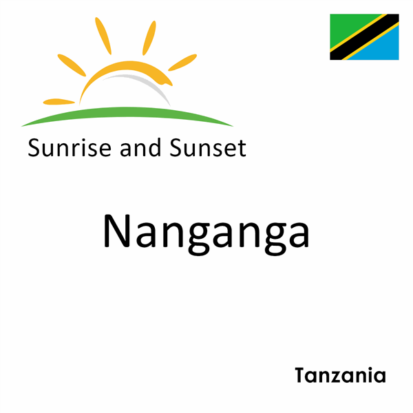 Sunrise and sunset times for Nanganga, Tanzania