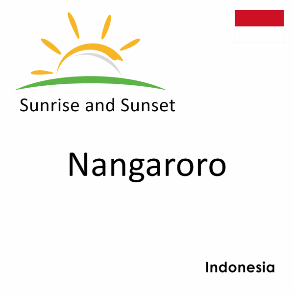 Sunrise and sunset times for Nangaroro, Indonesia