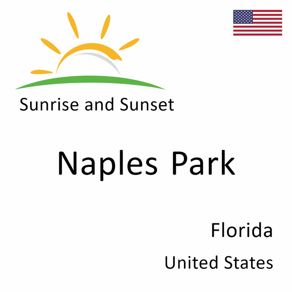 Sunrise and sunset times for Naples Park, Florida, United States