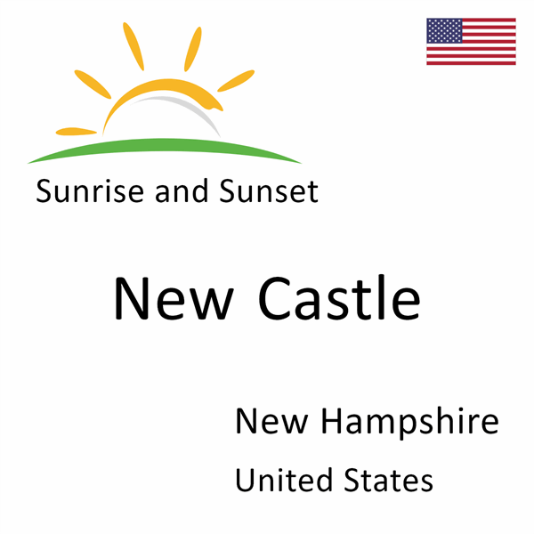 Sunrise and sunset times for New Castle, New Hampshire, United States