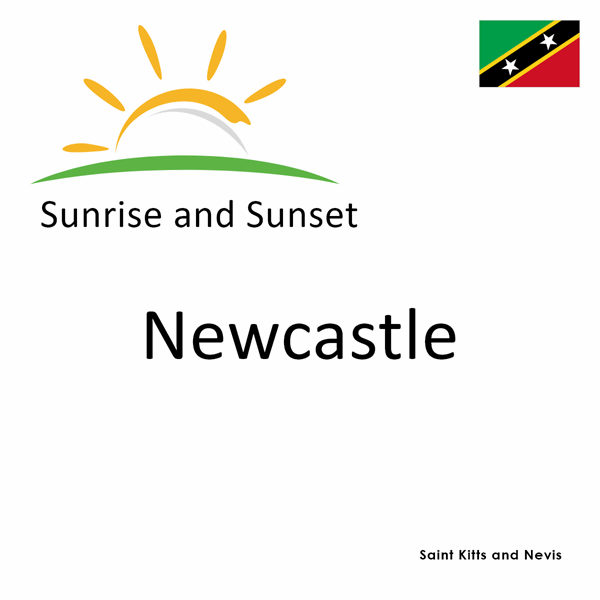 Sunrise and sunset times for Newcastle, Saint Kitts and Nevis