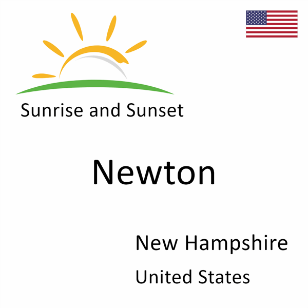 Sunrise and sunset times for Newton, New Hampshire, United States