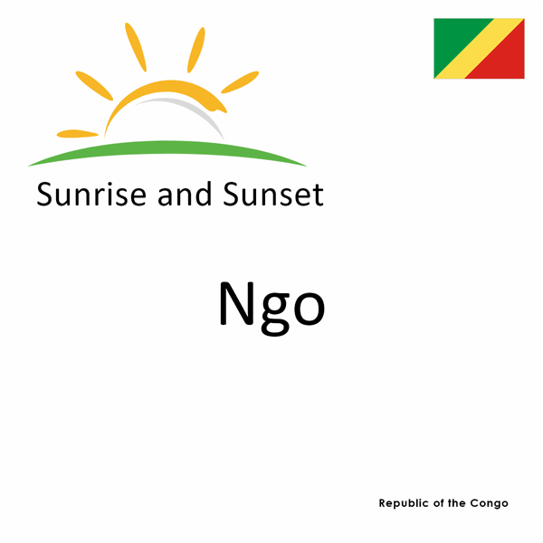 Sunrise and sunset times for Ngo, Republic of the Congo