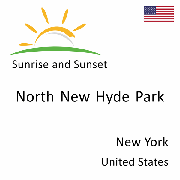 Sunrise and sunset times for North New Hyde Park, New York, United States