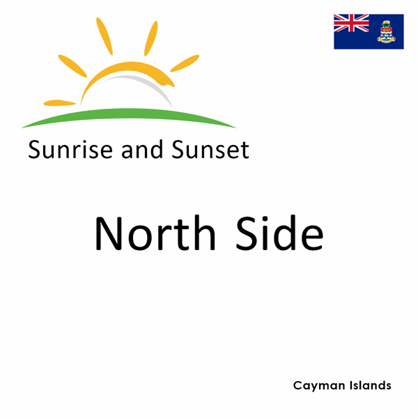 Sunrise and sunset times for North Side, Cayman Islands