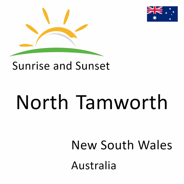 Sunrise and sunset times for North Tamworth, New South Wales, Australia