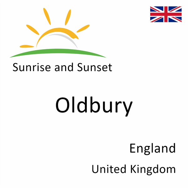 Sunrise and sunset times for Oldbury, England, United Kingdom