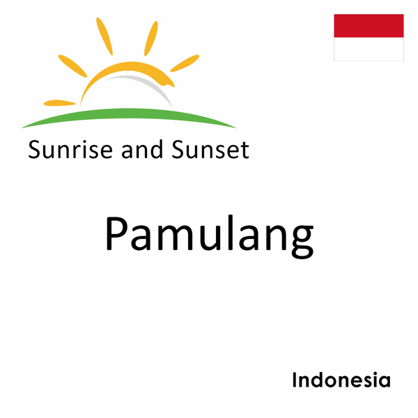 Sunrise and sunset times for Pamulang, Indonesia